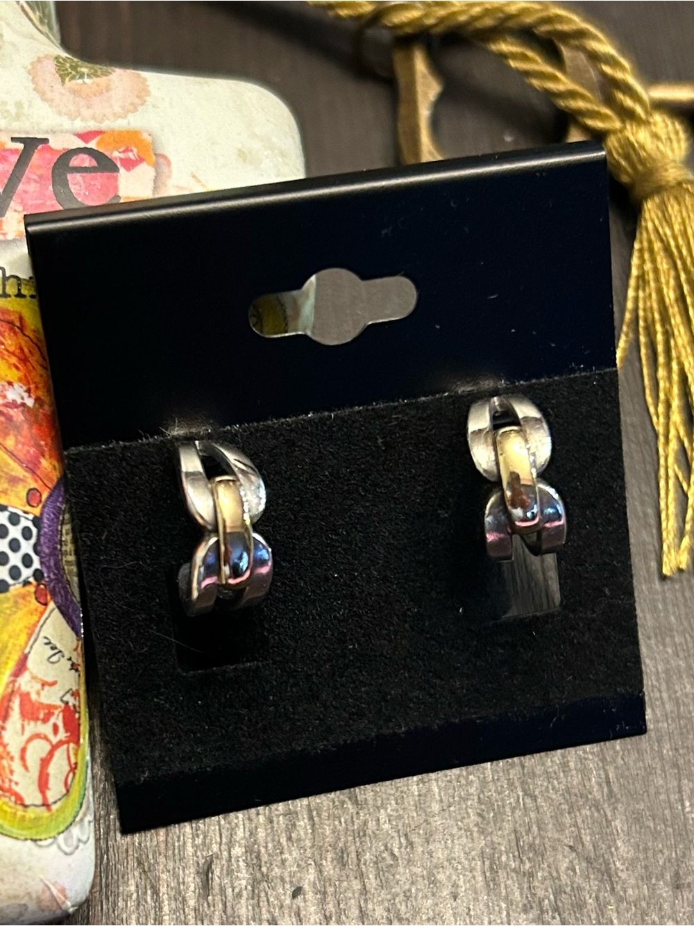 Retired James Avery enduring bond earrings